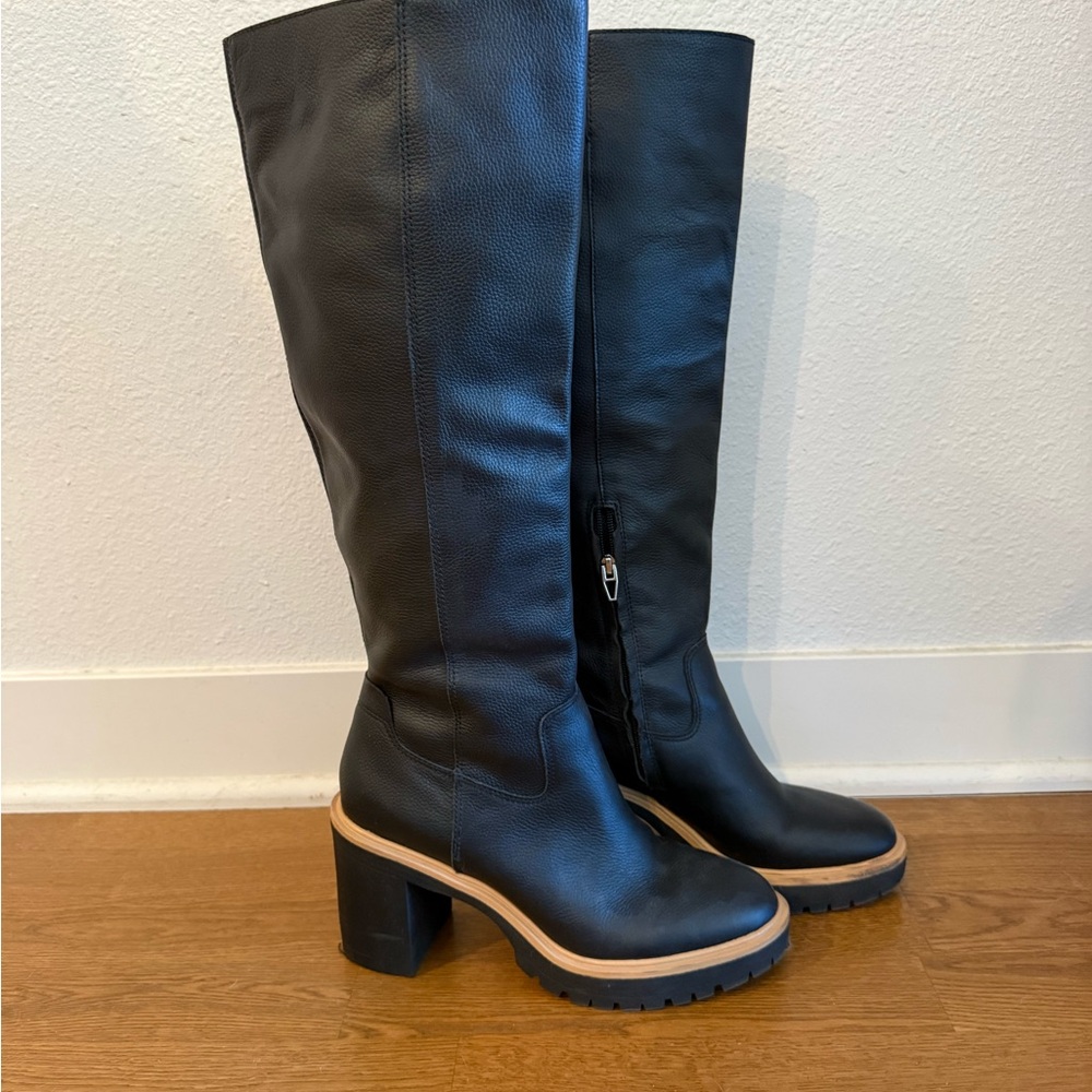Dolce Vita Black Leather Boots